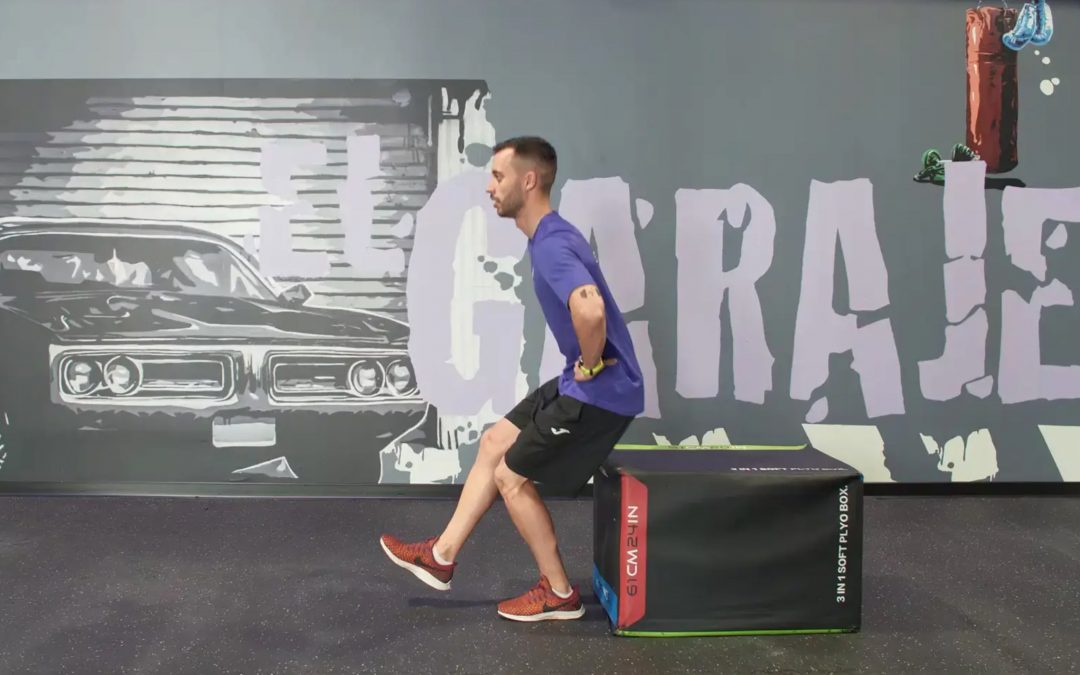 Box Squat Unilateral Pliométrico